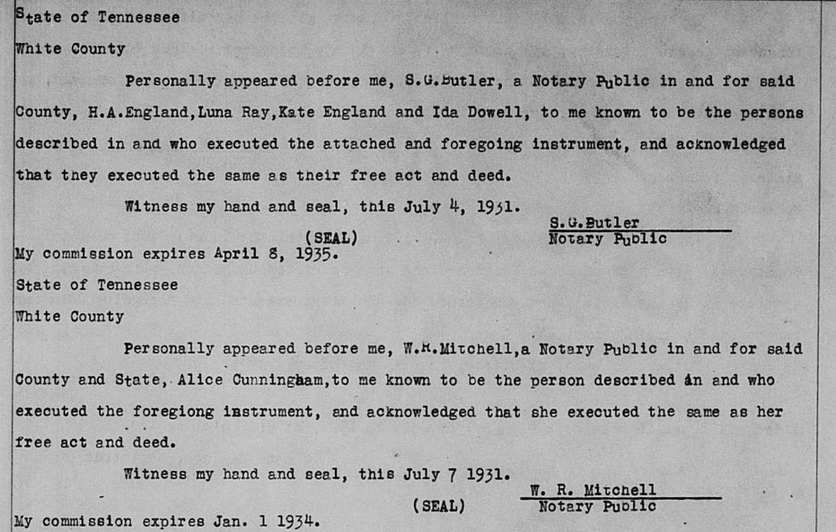 White County, TN Deed, Book 83, Page 163, Image 3